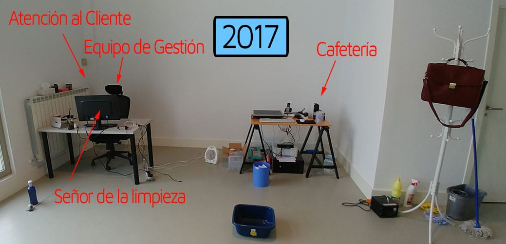 Primera oficina de TrabajosFinDeGrado.es en 2017