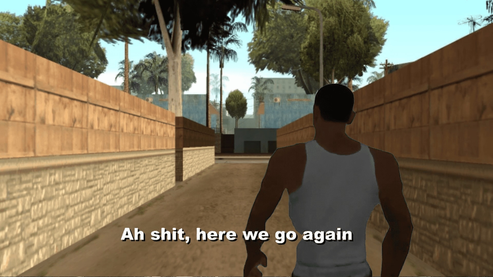 Gráficos poligonales de GTA San Andreas